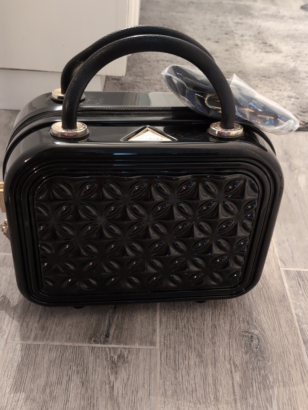 Triforce Black Women’s Structured Vanity Bag